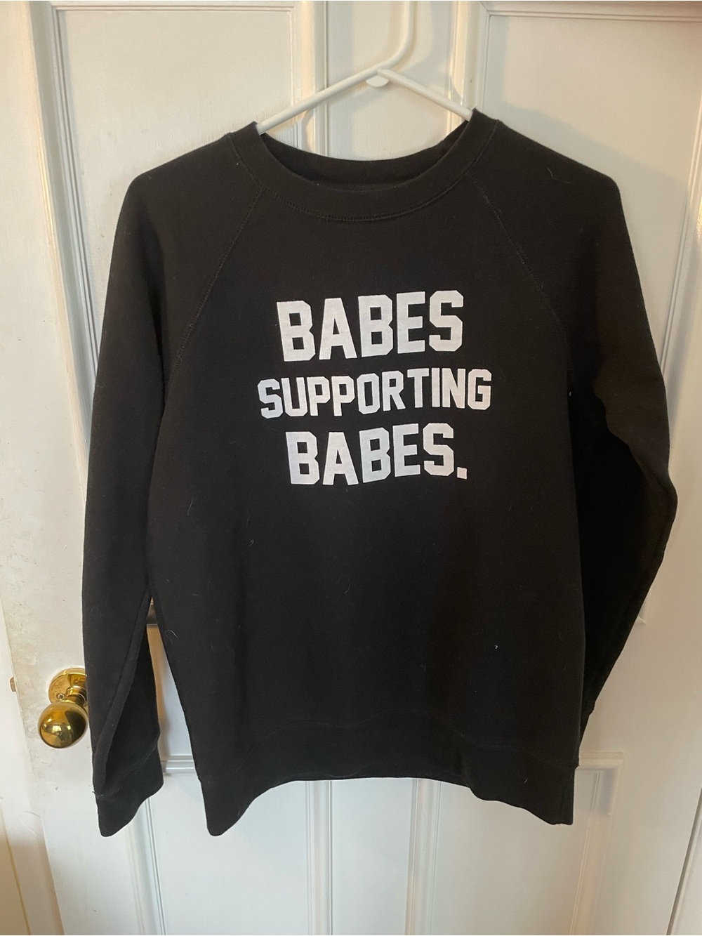 Nice Brunette The Label “Babes Supporting Babes” Crewneck (S/M)